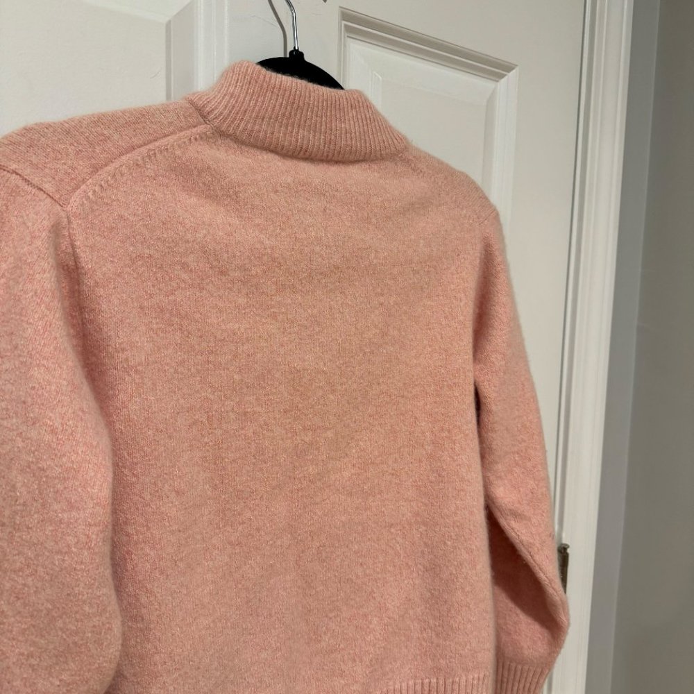 Vineyard Vines Salmon Pink Quarter Zip Pullover - Size Medium Kids - Picture 6 of 6